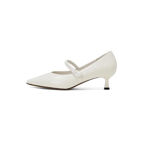 【秋季新款】西村名物2025年秋季新款小尖头舒软中跟浅口单鞋玛丽珍鞋X25CE30911 商品图4