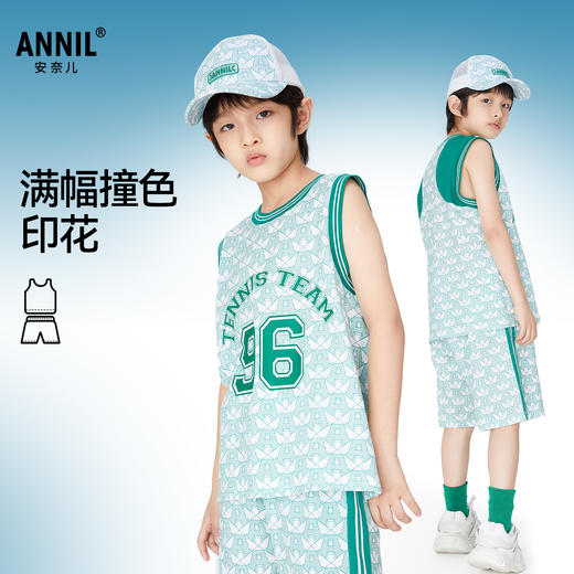 男童针织套装夏季新款安奈儿童装EB522185 商品图1