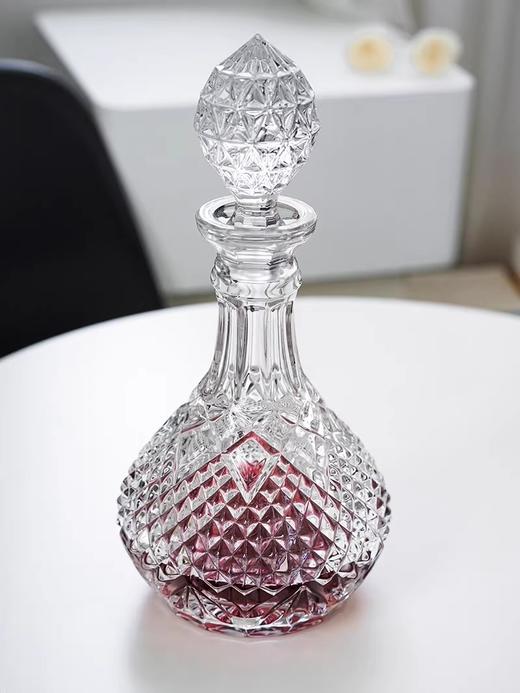 BOHEMIA捷克进口水晶玻璃威士忌杯洋酒杯小款家用套装高端送礼威士忌套装1樽6杯 商品图4