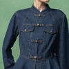 【林栖设计小店】天丝牛仔外套国风荷叶边2025秋季新款上衣女1953140 商品缩略图4