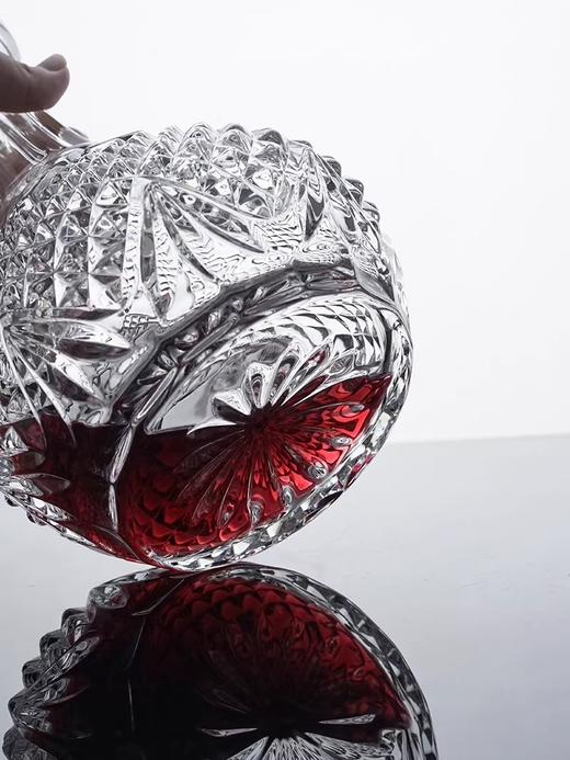 BOHEMIA捷克进口水晶玻璃威士忌杯洋酒杯小款家用套装高端送礼威士忌套装1樽6杯 商品图3