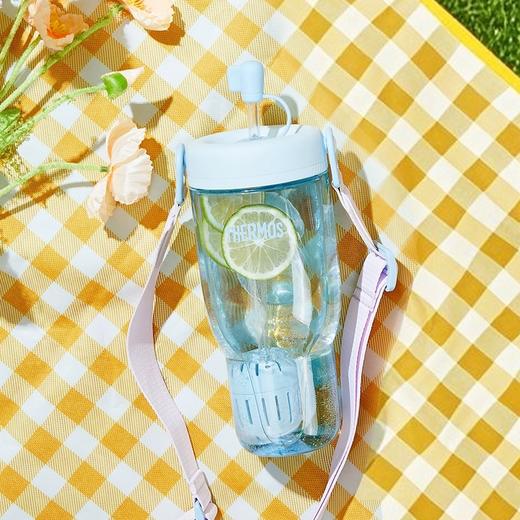 【特惠6折】膳魔师Tritan吸管杯大容量带背带夏季随行杯TCSY-1000 商品图2