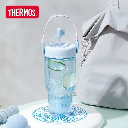 【特惠6折】膳魔师Tritan吸管杯大容量带背带夏季随行杯TCSY-1000 商品图1