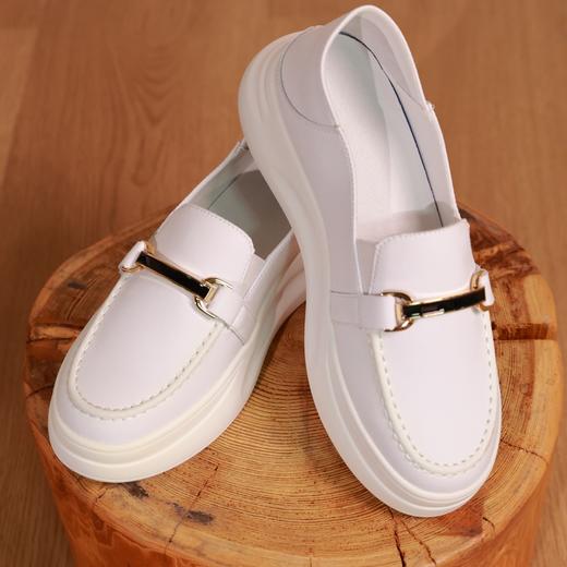 【线上专属】百搭小皮鞋（6091-白色） 商品图2