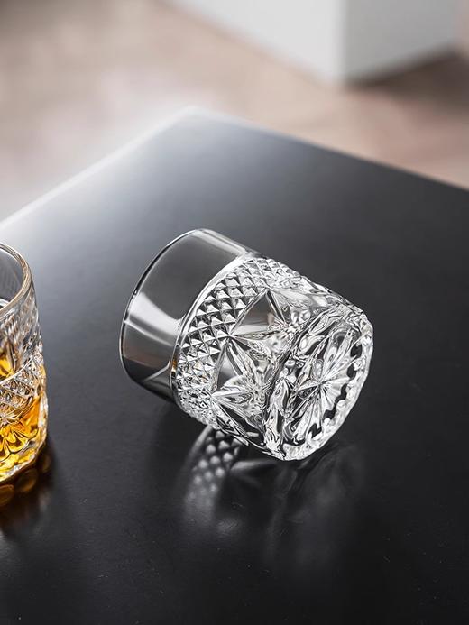 BOHEMIA捷克进口水晶玻璃威士忌杯洋酒杯小款家用套装高端送礼威士忌套装1樽6杯 商品图1