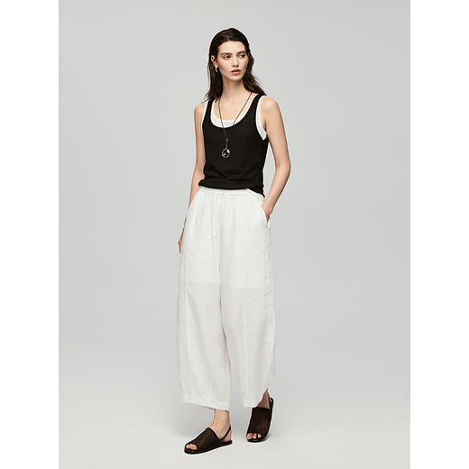 363618028-初棉14支九分全麻灯笼裤 商品图3