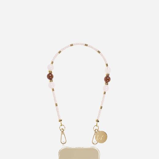北京仓｜La Coque Française-Iris Beige-米咖色 短款 手机链［法国设计师］ 商品图1