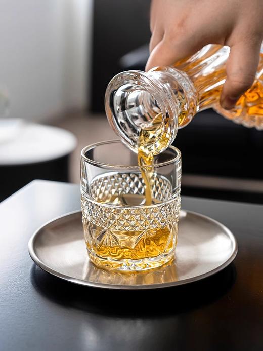 BOHEMIA捷克进口水晶玻璃威士忌杯洋酒杯小款家用套装高端送礼威士忌套装1樽6杯 商品图8