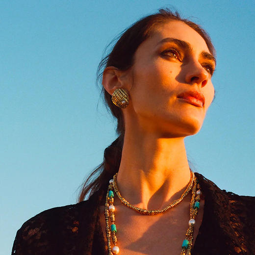 北京仓｜Goossens Paris-Ariane-金色 串珠 项链［法国设计师］ 商品图2