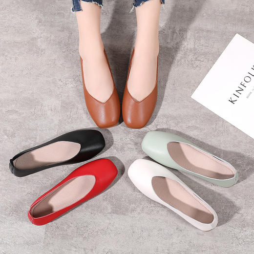 香港AINADA艾娜达 E家原厂同款单鞋 时尚简约百搭 夏季小单鞋 9178 5色可选 商品图6