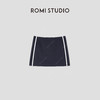 ROMI STUDIO“简约复古”高密罗马棉撞色松紧腰迷你短裙 RWCSXT2876 商品缩略图4