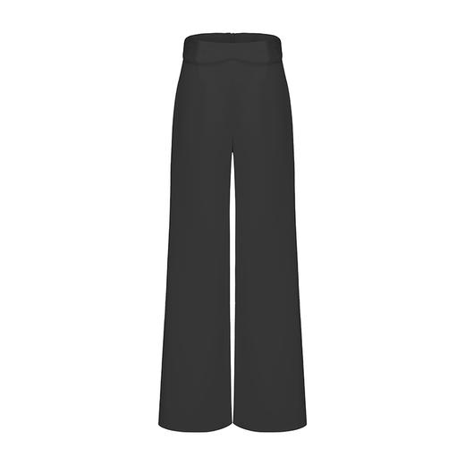 【翻页夜光】腰部两穿设计高腰阔腿长裤 商品图4