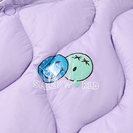 SMILEY WORLD童装冬季外套轻量围巾羽绒服洋气时尚休闲保暖S23425Y706 商品图4