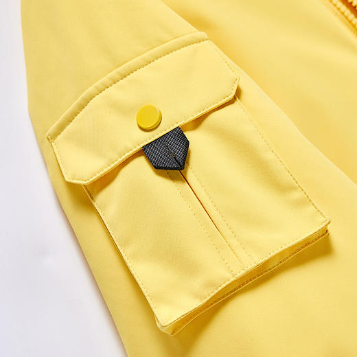 SMILEY WORLD儿童羽绒服防风保暖男女童时尚连帽外套S23435Y732 商品图5