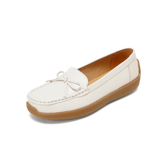 【秋季新款】西村名物2025年秋季新款小圆头舒软平底深口单鞋薄底乐福鞋T25CM30791 商品图12