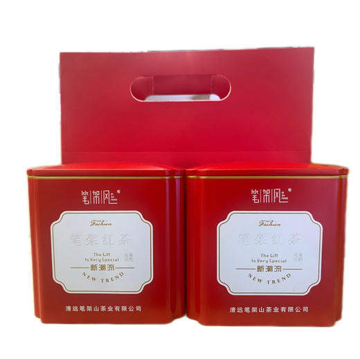 笔架茶潮流风100克（红条茶红罐） 商品图1