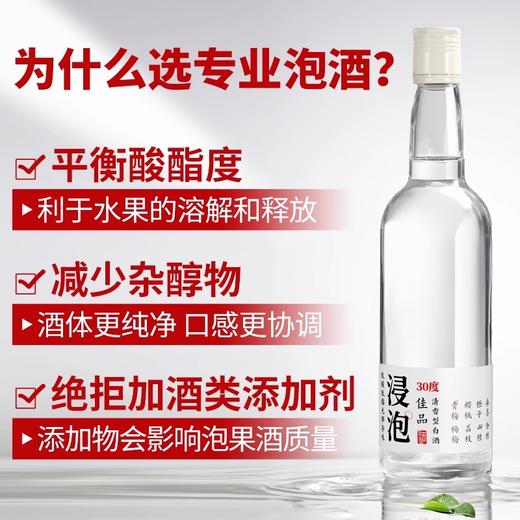 [泡果酒]30度-水果青梅石榴菠萝泡酒专用白酒清香型高粱酒粮食酒浸泡用酒 商品图1