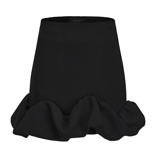 【黑巧云霜】下摆云朵环绕拼接造型短裙 商品图4