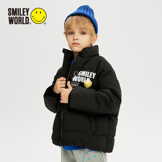 SMILEY WORLD儿童棉服外套户外秋冬季儿童男孩棉衣男女童S23435J134 商品图1