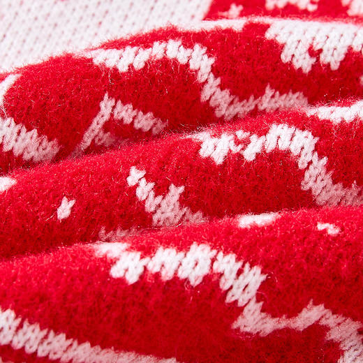 SMILEY WORLD儿童毛衣秋冬新款圆领复古儿童保暖针织衫男女童S23435M714 商品图5