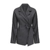 【灰调纽约诗】老钱风绵羊毛混纺柔软裹身西装外套 商品缩略图4