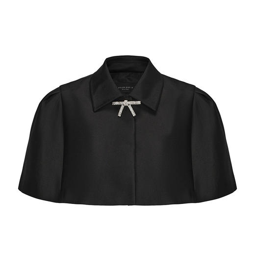 【权杖公主】造型水钻点缀光泽感斗篷短上衣 商品图4