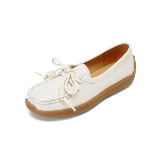 【秋季新款】西村名物2025年秋季新款小圆头舒软平底深口单鞋薄底乐福鞋T25CM30201 商品图12