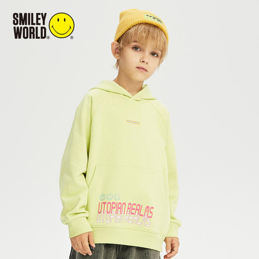 SMILEY WORLD环保系列童装秋装儿童连帽卫衣S23435H054 商品图2