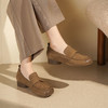 【秋季新款】西村名物2025年秋季新款小圆头舒软平底深口单鞋乐福鞋T25CM30811 商品缩略图6