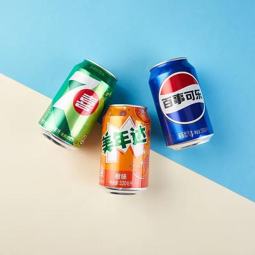 百事美橙七喜6连罐330ml*6罐/组（A1-01-09） 商品图1