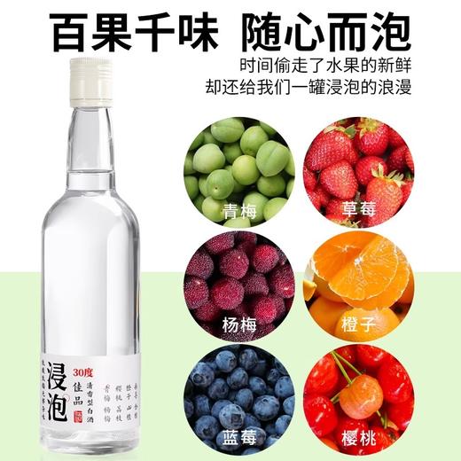 [泡果酒]30度-水果青梅石榴菠萝泡酒专用白酒清香型高粱酒粮食酒浸泡用酒 商品图3
