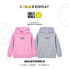 SMILEY WORLD儿童印花卫衣内里加绒连帽百搭洋气休闲上衣男女童S23435H665 商品缩略图2