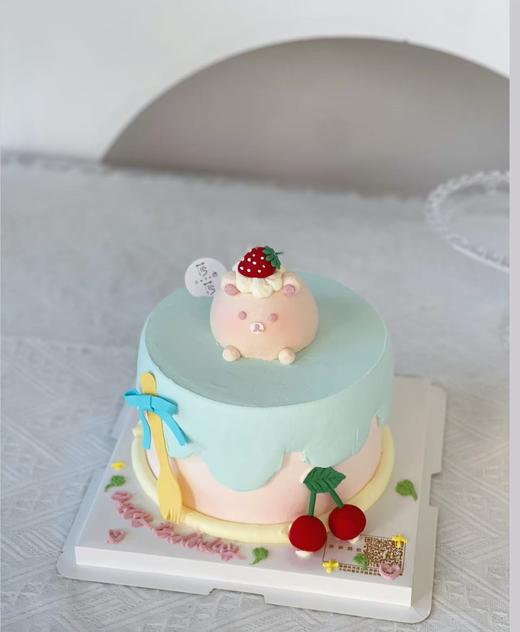 粉色小熊蛋糕（下单现做，根据排单2-3小时） 商品图0
