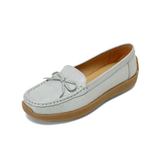 【秋季新款】西村名物2025年秋季新款小圆头舒软平底深口单鞋薄底乐福鞋T25CM30791 商品图11