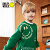 SMILEY WORLD童装男女童洋气套头针织衫秋冬毛衣潮流保暖S23415M073 商品缩略图4