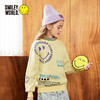 SMILEY WORLD童装男女童洋气套头针织衫秋冬毛衣潮流保暖S23415M073 商品缩略图3