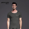 皮尔卡丹轻薄短袖T恤无痕莫代尔男士修身汗衫内穿打底背心P552921 商品缩略图0