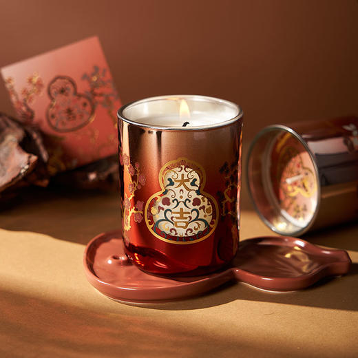 大英博物馆高档高级感香氛蜡烛埃及檀香香薰室内持久留香家用摆件礼盒 商品图1