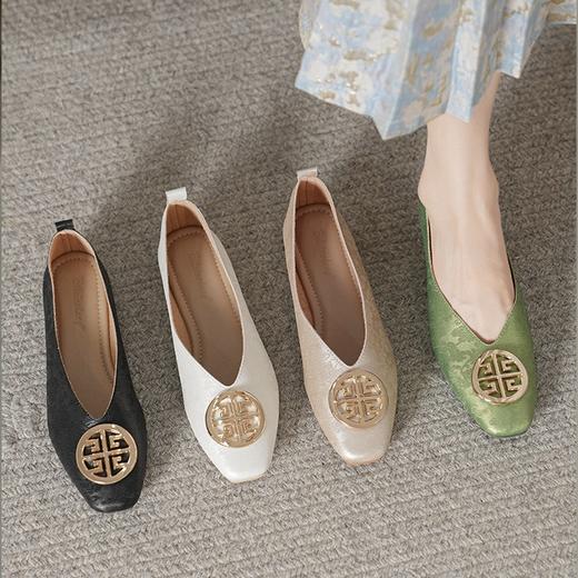 （小眠专属）Bileinvlang新中式缎面提花单鞋合集 | 缎面提花鞋面显贵气 舒适软底搭配鞋面饰品 上脚舒适又美观 5款任选 商品图5