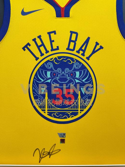 收藏系列 杜兰特 勇士队35号龙袍 亲笔签名球衣 商品图2