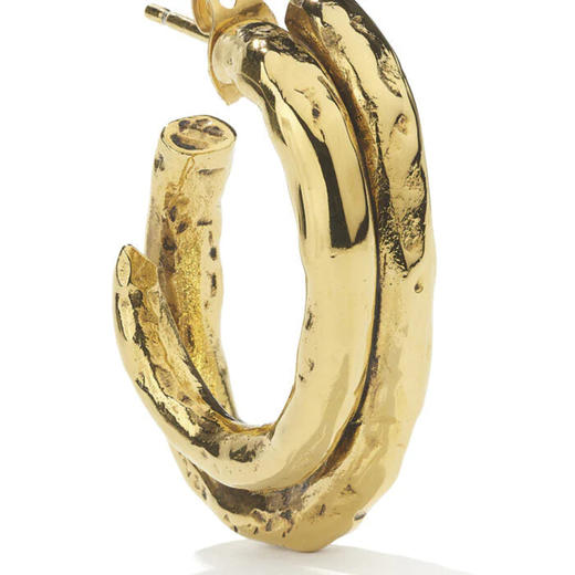 北京仓｜Goossens Paris-Lutèce-金色 双环 耳环［法国设计师］ 商品图2