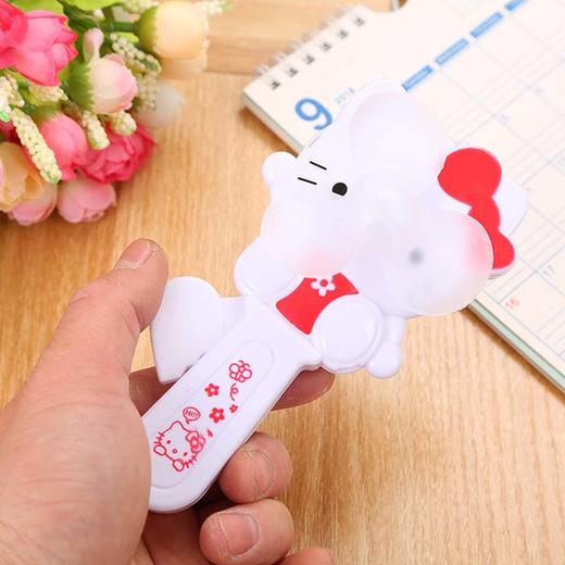 卡通手压小风扇手持手动便携式随身迷你风扇可爱学生儿童玩具 40g 商品图1