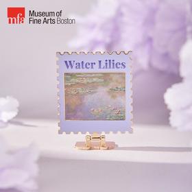 波士顿美术博物馆睡莲冰箱贴立牌金属复古高级感个性文创创意礼物