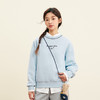 笛莎Deesha青少年女童卫衣2025秋季女童双面穿圆领刺绣卫衣 商品缩略图1