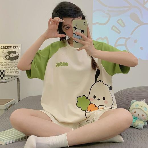 【买一套送一套】睡衣女夏天短袖薄款可爱卡通甜美风夏季新款家居服套装可外穿聚 商品图5