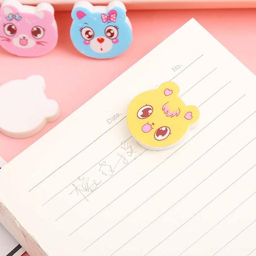 橡皮擦学生儿童节日奖品礼物可爱小猫橡皮卡通文具猫咪橡皮擦 1个 商品图4