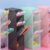 多功能斜插式笔筒 简约透明彩色桌面多格笔架创意ins化妆刷收纳盒 1个 商品缩略图2