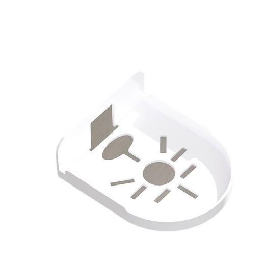 严选【免打孔】看护摄像头支架家用壁挂式监控支架各类监控通用托架挂墙一个装 商品图3