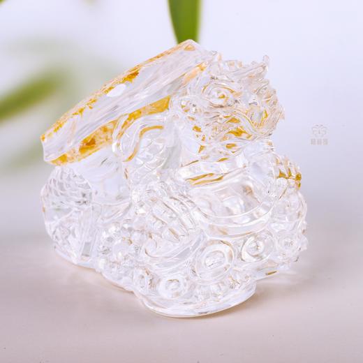 【龙龟赐福】白水晶龙龟摆件  ZX2505266 商品图6