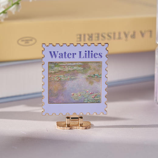 波士顿美术博物馆睡莲冰箱贴立牌金属复古高级感个性文创创意礼物 商品图3